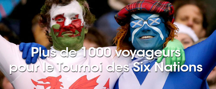 En 2013 mycomm fait partir plus de 1000 voyageurs pour l 6 Nations