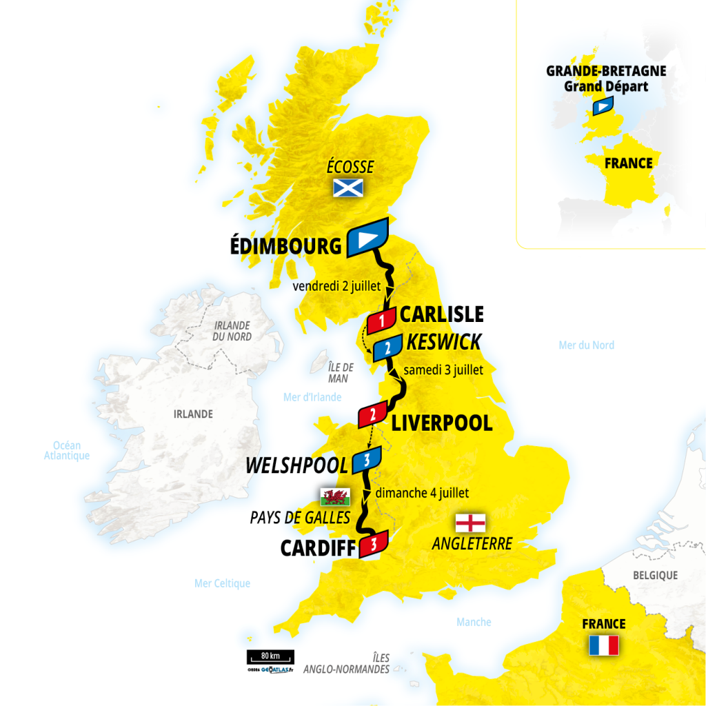 Edimbourg Grand Départ Tour de France 2027